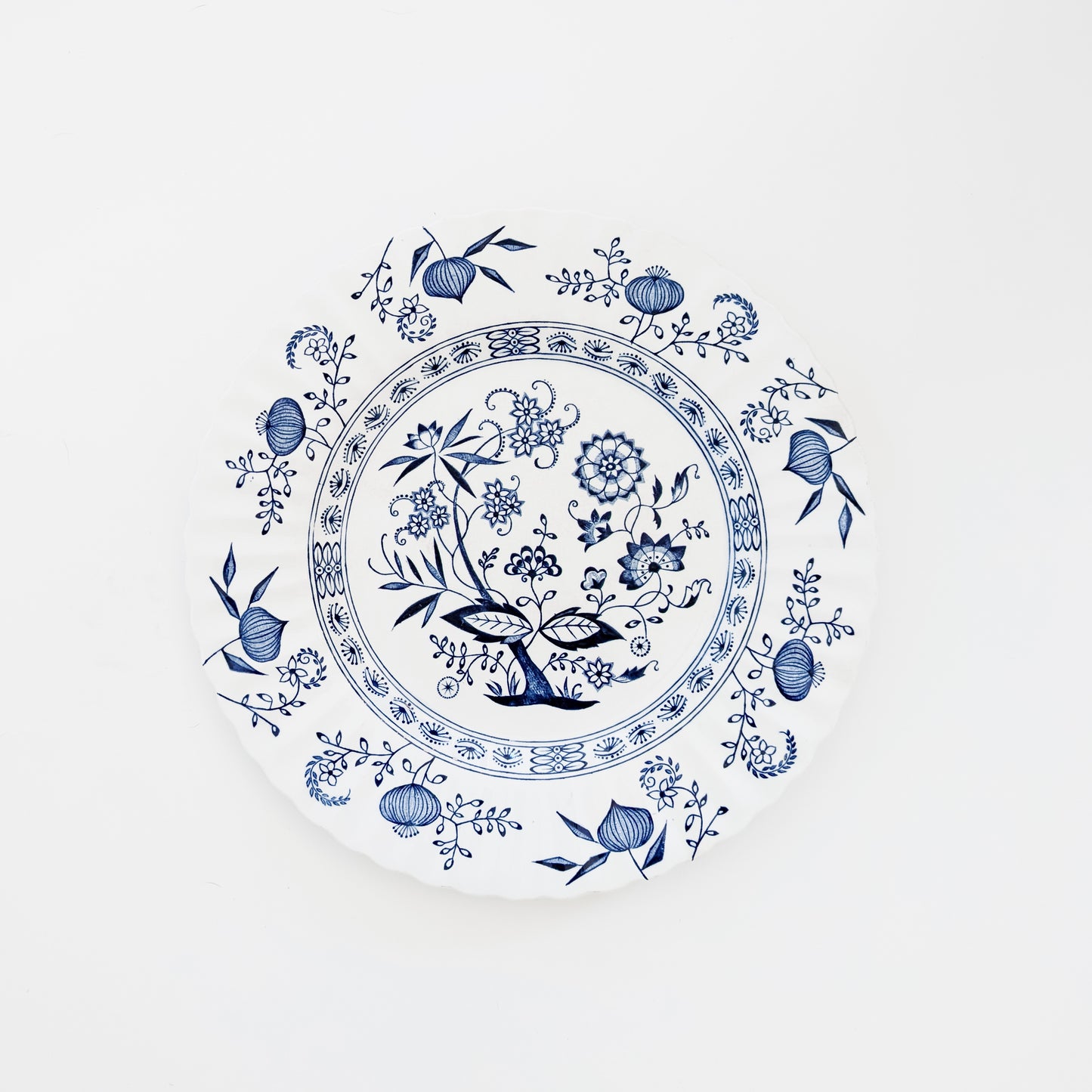 J&G Meakin "Blue Nordic" Ironstone Dinner Plate