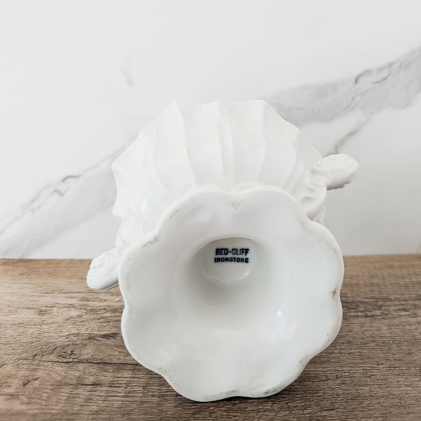 Red-Cliff Ironstone Sauce Tureen (sydenham shape)