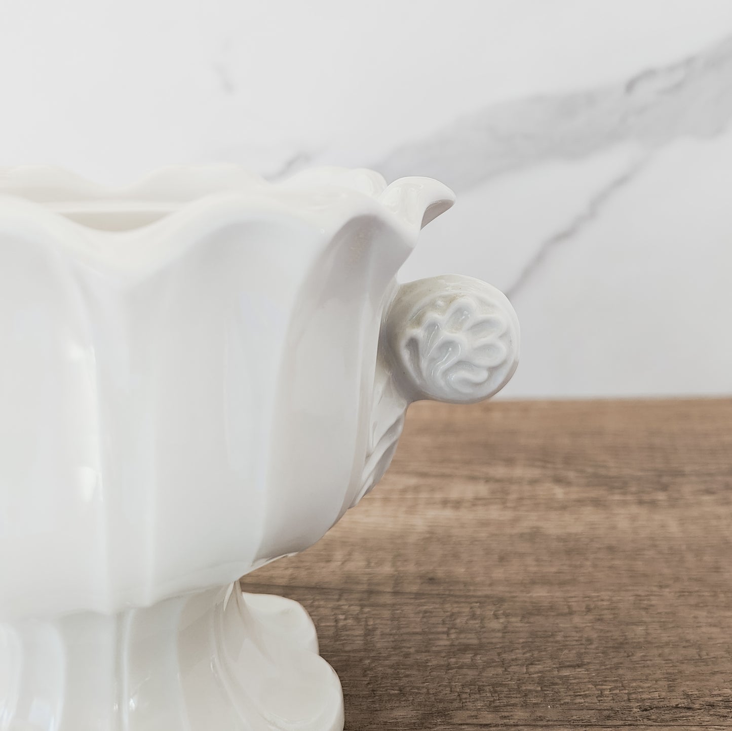 Red-Cliff Ironstone Sauce Tureen (sydenham shape)