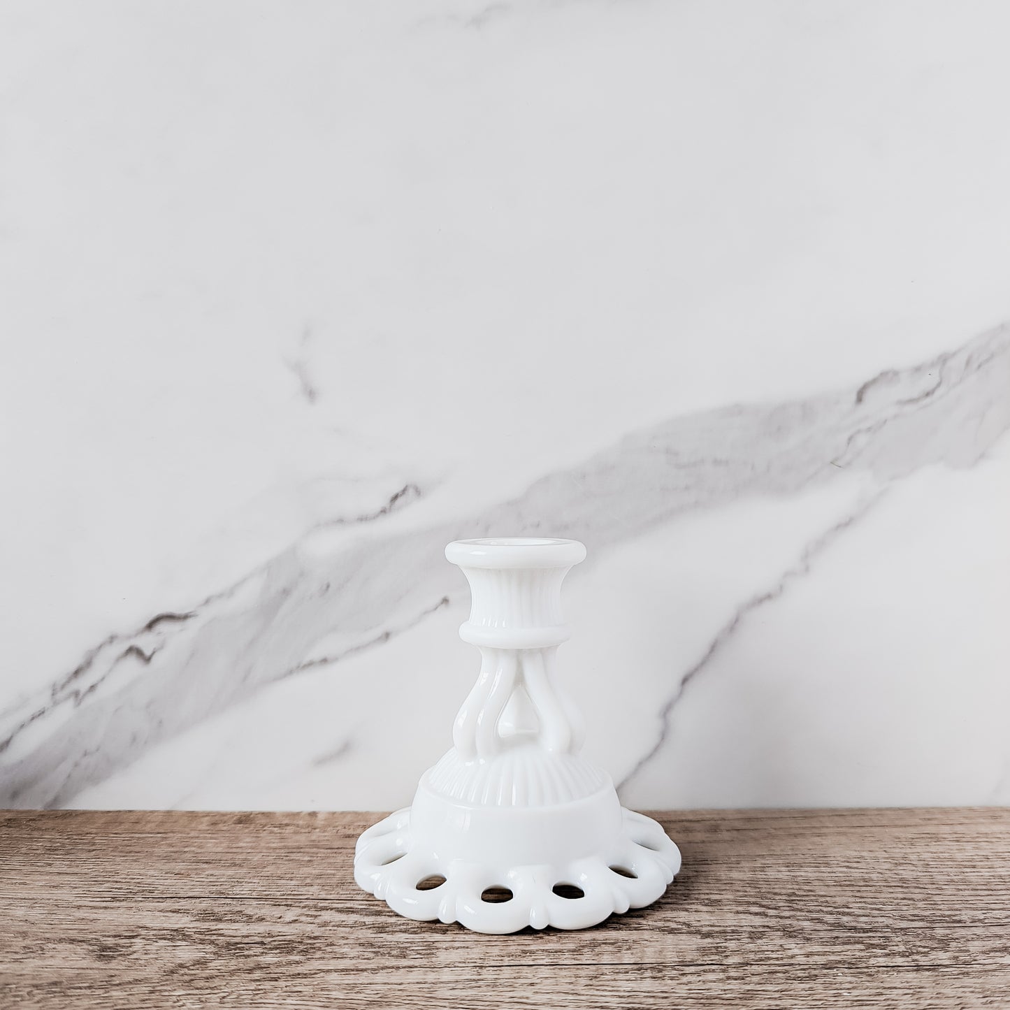Westmoreland Milk Glass "Doric" Candle Holder