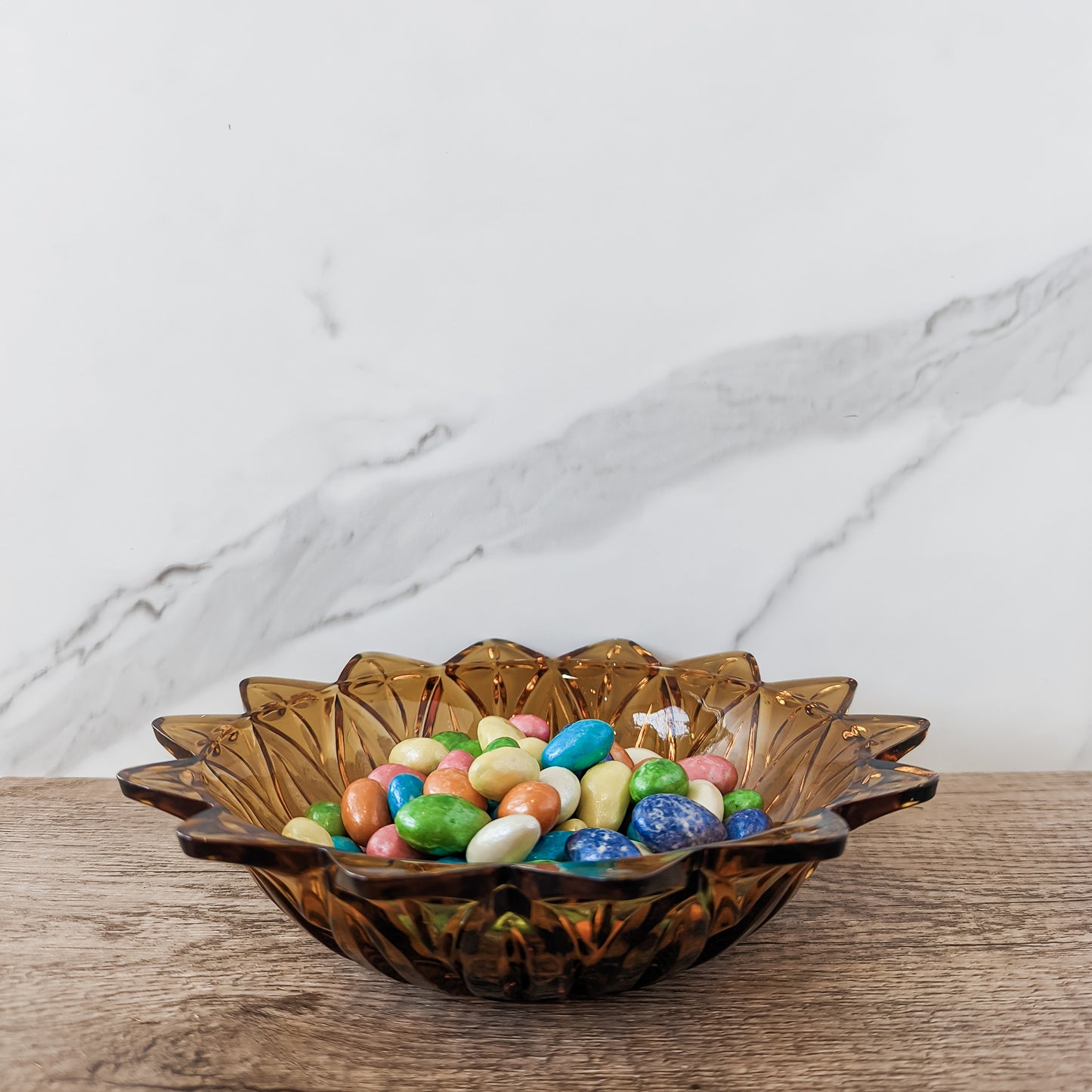 Federal Glass "Petal" Dish