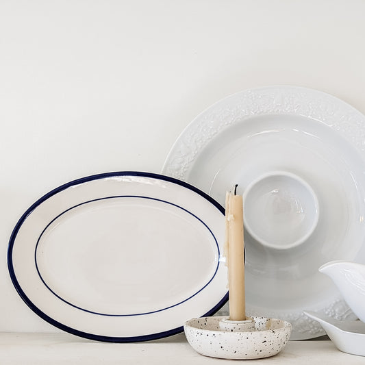 Homer Laughlin Rolled Edge Serving Platter