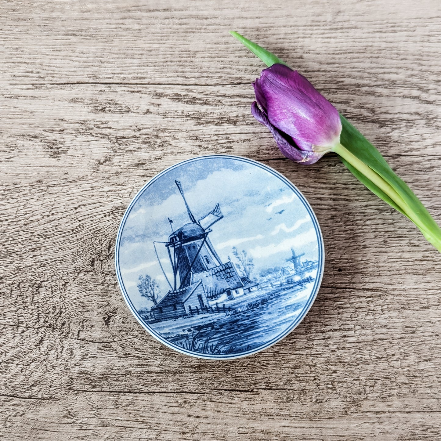 Hand-painted Decorative Delft Plate