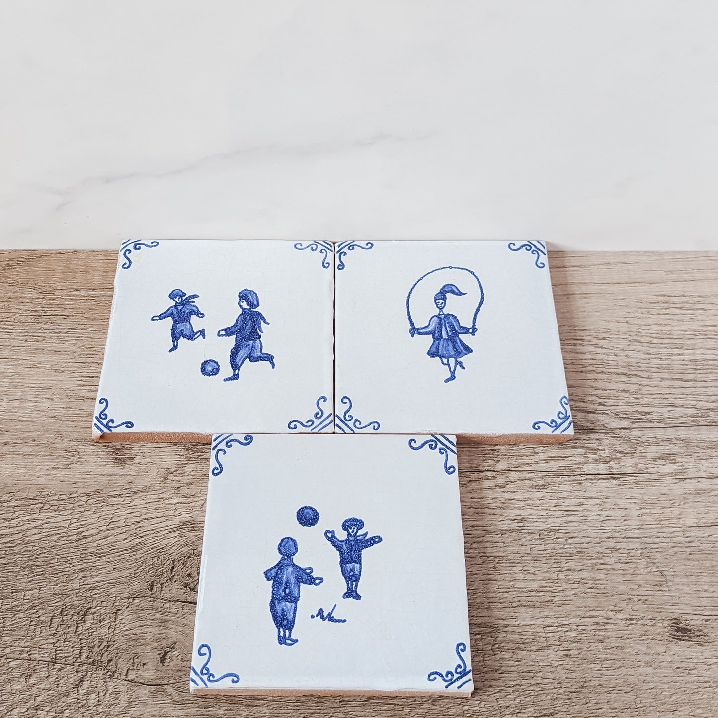 Vintage Dutch Tiles (set of 3)