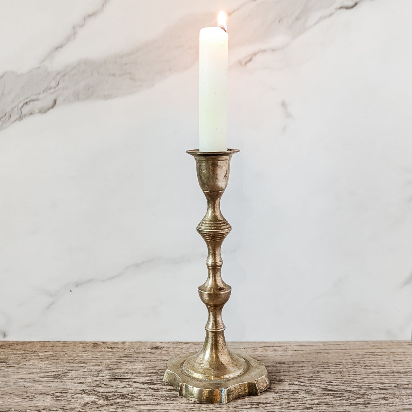 Vintage Brass Candle Holder