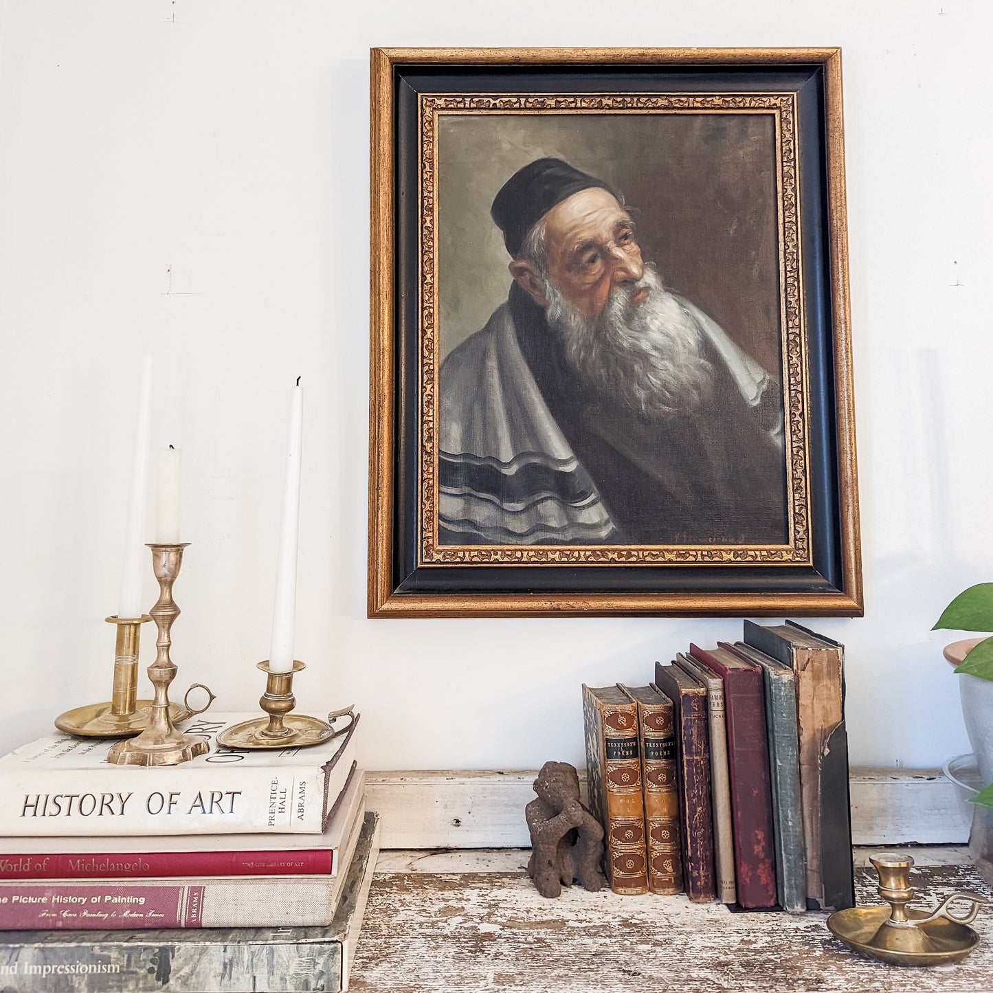 Vintage Brass Candle Holder