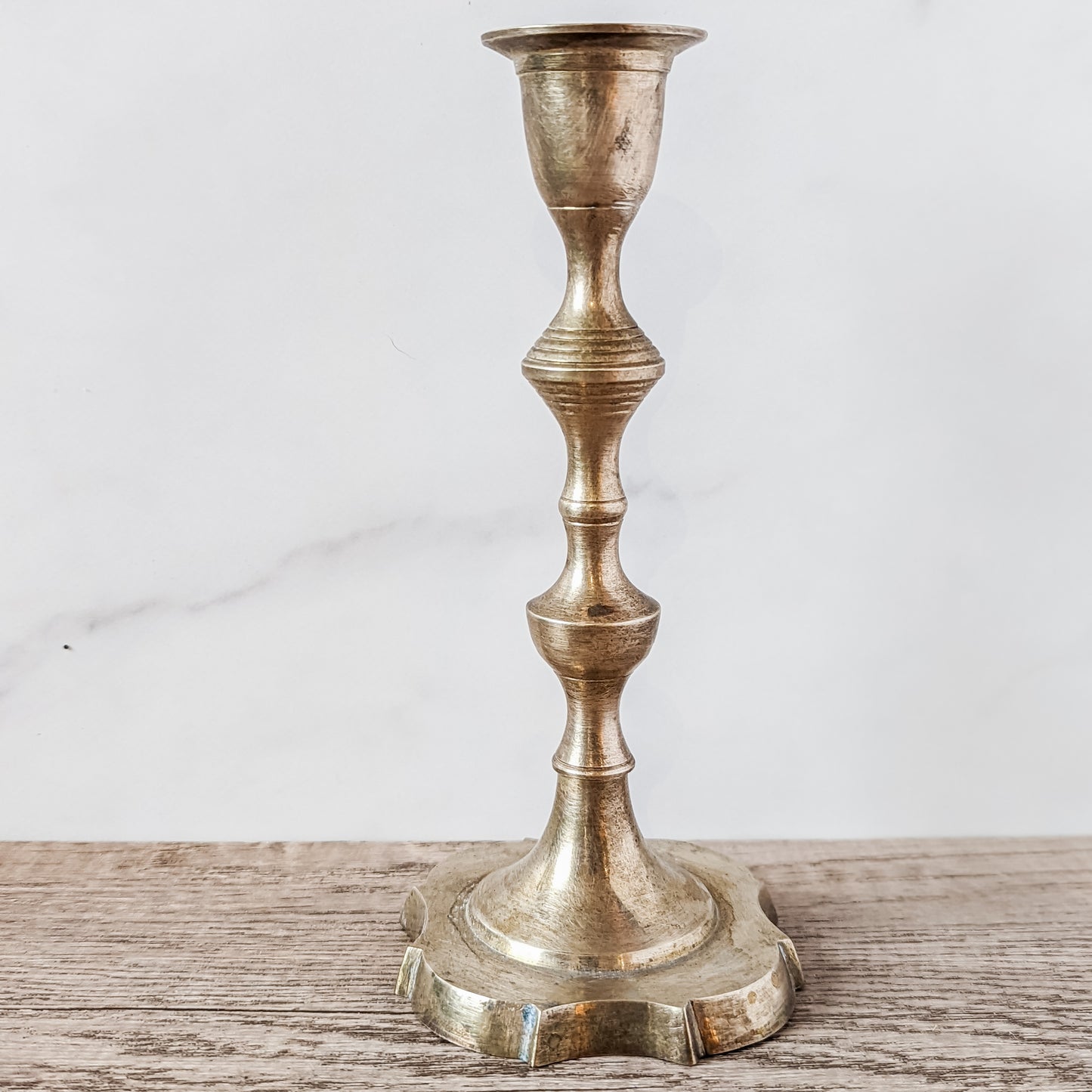 Vintage Brass Candle Holder