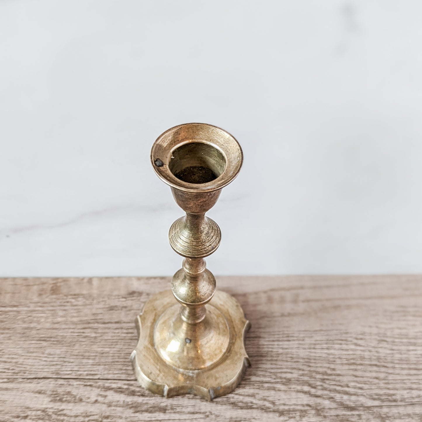 Vintage Brass Candle Holder