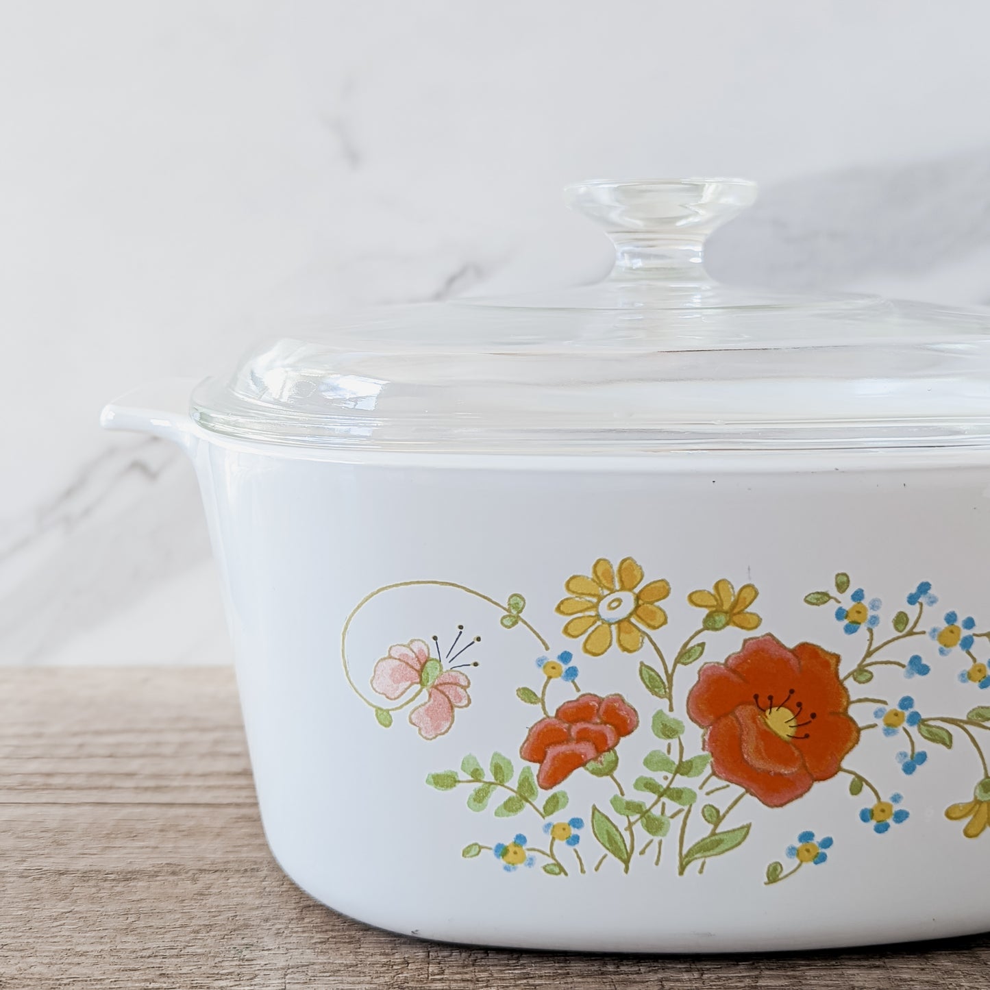 Corning Ware 3 Quart "Wildflower" Casserole Dish
