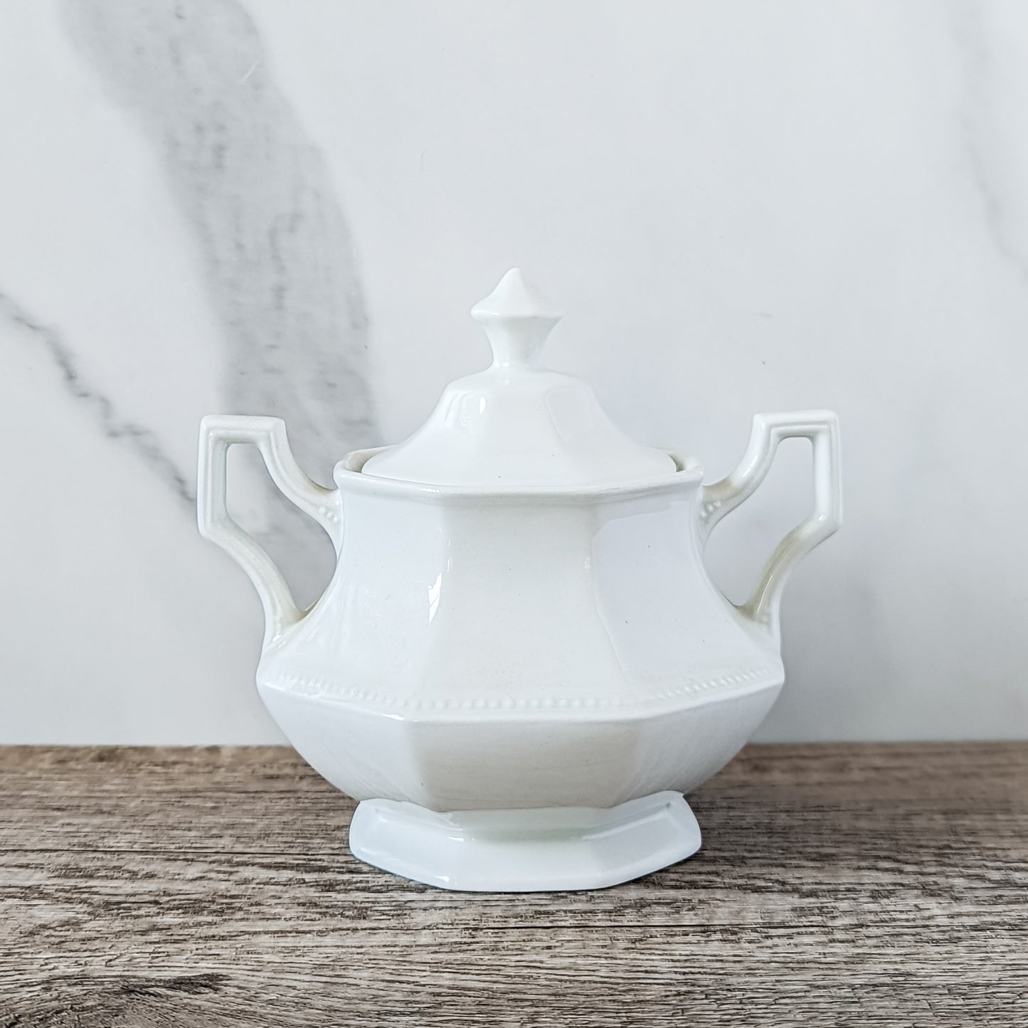 Johnson Brothers Heritage White Sugar Bowl