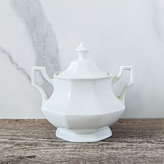 Johnson Brothers Heritage White Sugar Bowl
