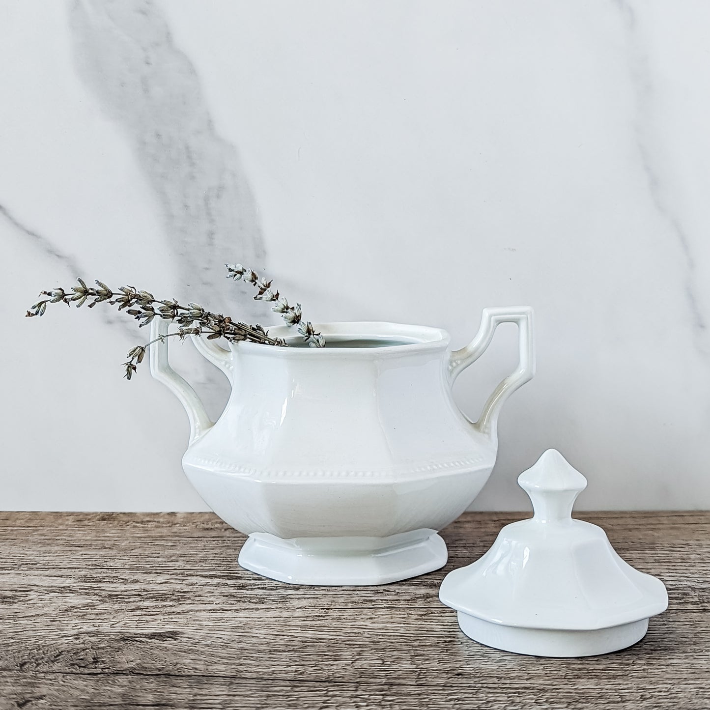 Johnson Brothers Heritage White Sugar Bowl