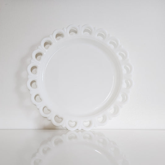 Anchor Hocking Milk Glass Serving Platter