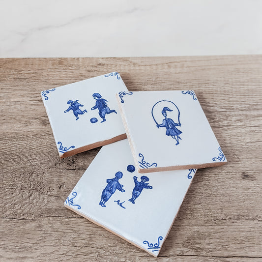 Vintage Dutch Tiles (set of 3)