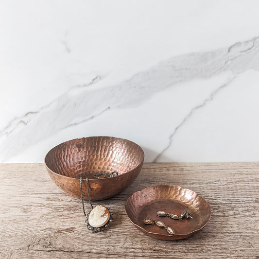 Copper Trinket Bowls (set of 2)